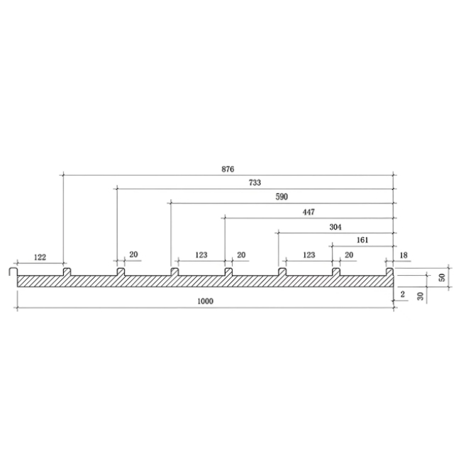 Aluminum PIR Insulated Great Wall Panel – Tongue and Groove Great Wall Type