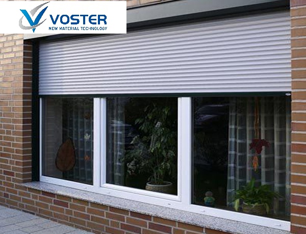 Aluminum Rolling Shutter Windows