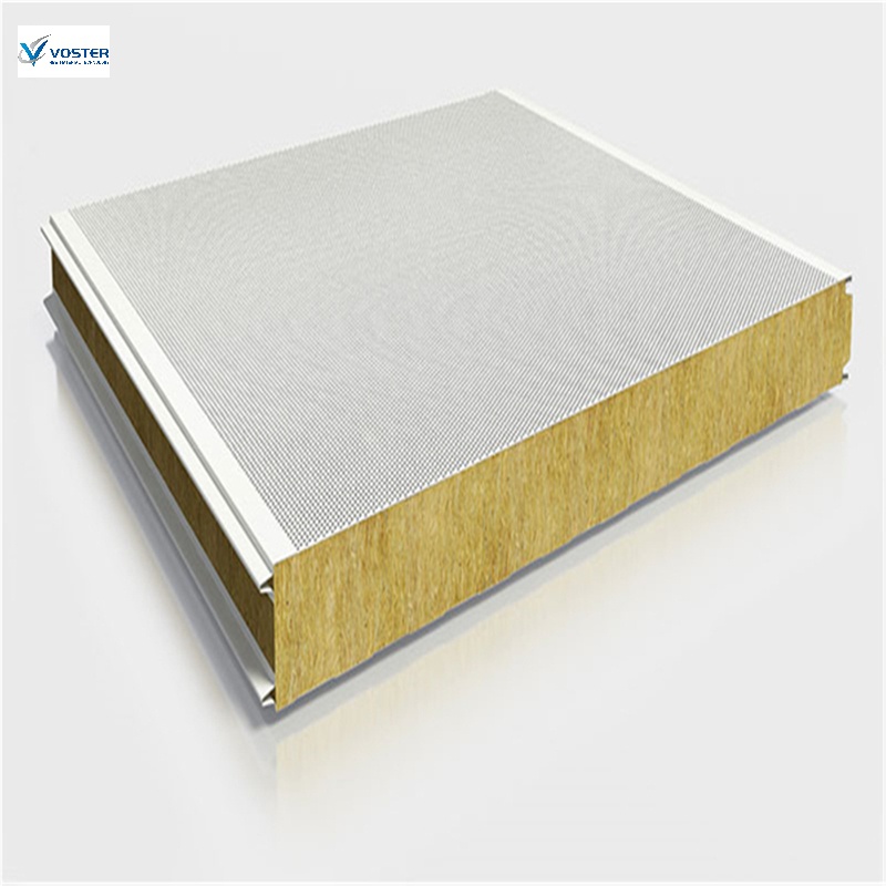 Fireproof Rock Mineral Wool Sandwich Wall Panel