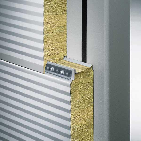 Fireproof Rock Mineral Wool Sandwich Wall Panel