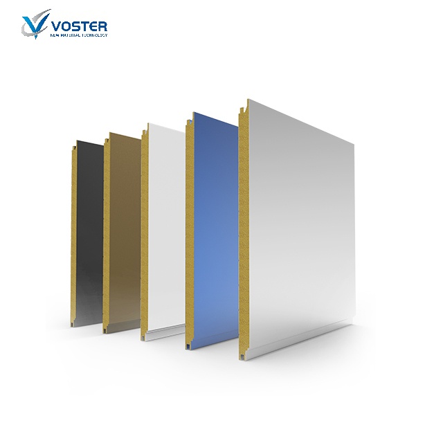 Fireproof Rock Mineral Wool Sandwich Wall Panel