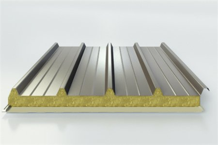 Fireproof Rock Mineral Wool Sandwich Roof Panel