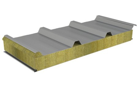 Fireproof Rock Mineral Wool Sandwich Roof Panel