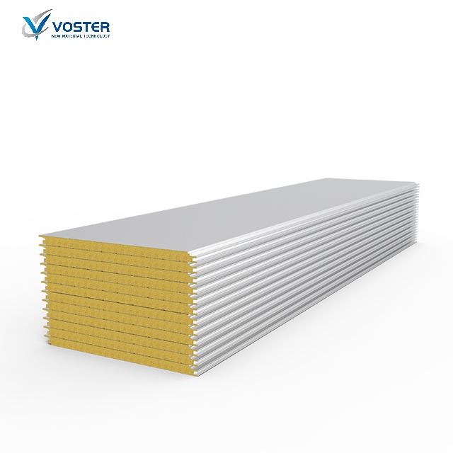 Fireproof Rock Mineral Wool Sandwich Roof Panel