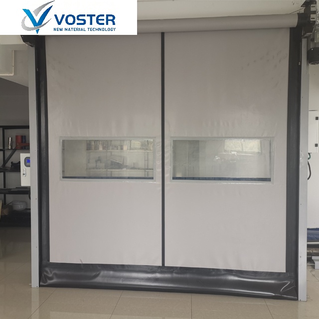 Industrial Automatic PVC Fabric Roll Up High Speed Door