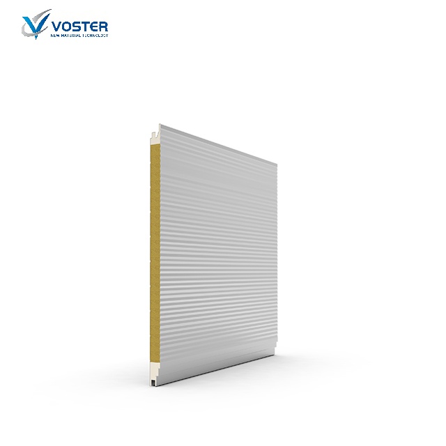 PU Foaming Rock Mineral Wool Sandwich Panel