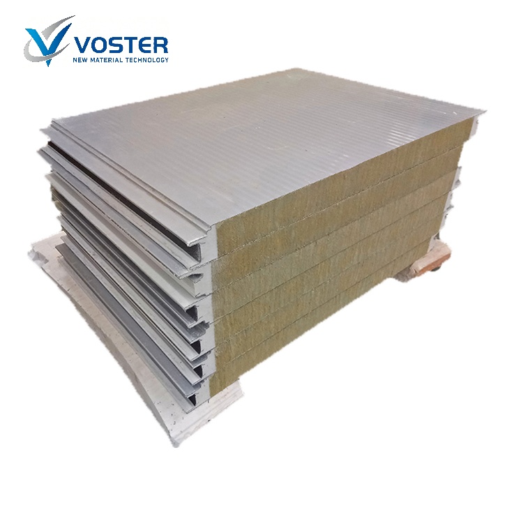 PU Foaming Rock Mineral Wool Sandwich Panel