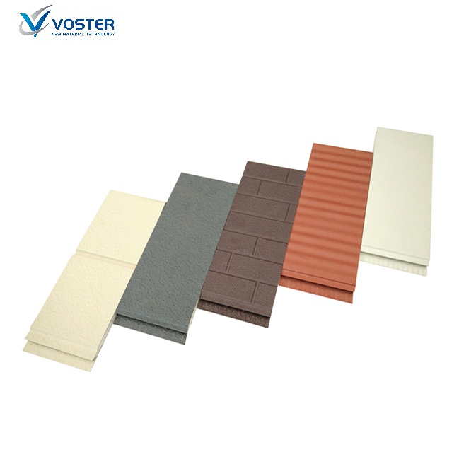 PU Metal Carved Insulated Sandwich Wall Panel