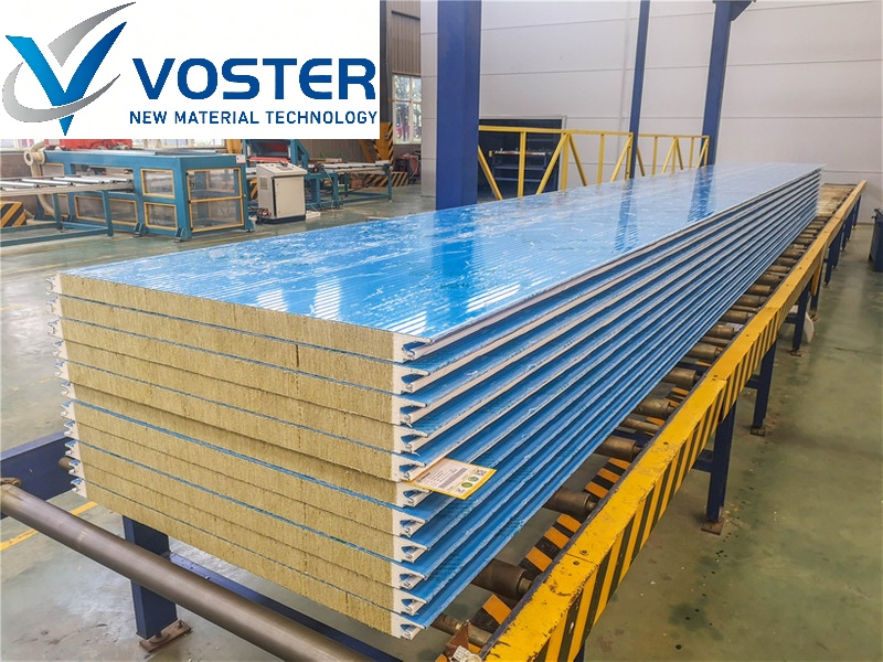 Pu+Rock Mineral Wool Wall Panel brdeco Sandwich Panel