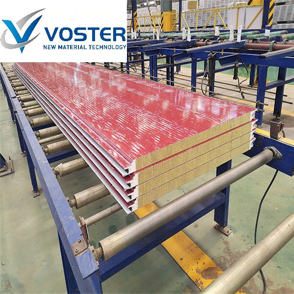 Pu+Rock Mineral Wool Wall Panel brdeco Sandwich Panel